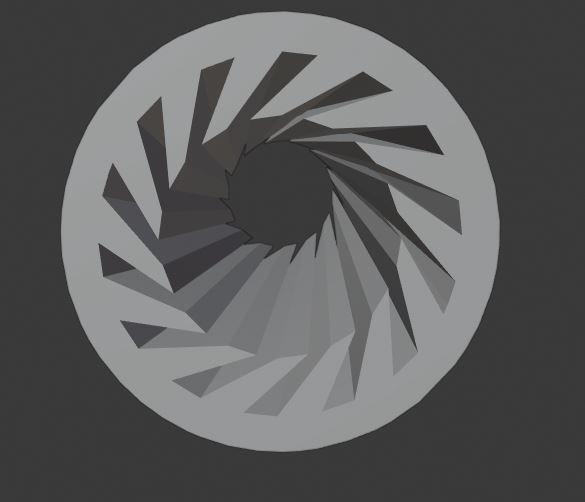 Twisted LM8UU bushing for i3 Mega