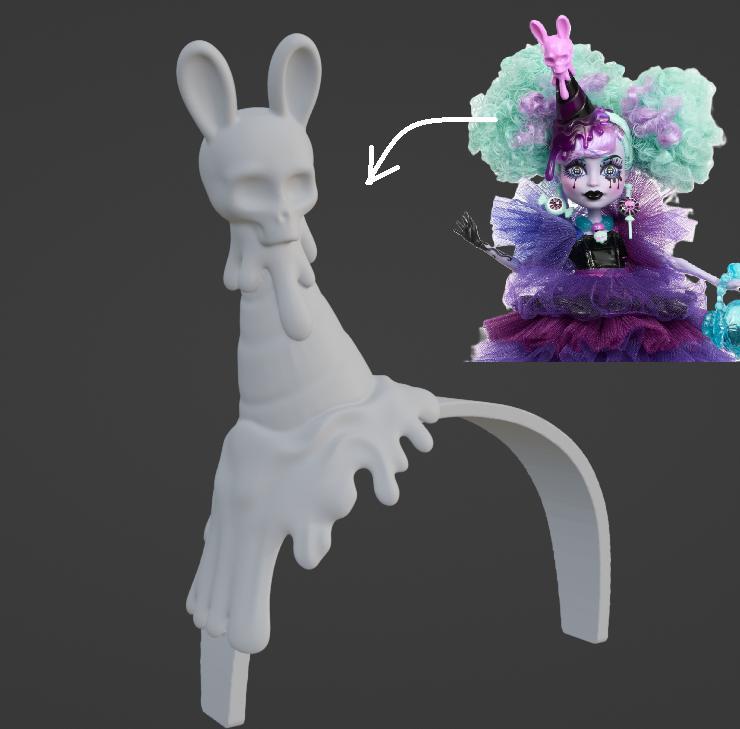 SDCC Sweet Screams Twyla monster high hat headband accessory