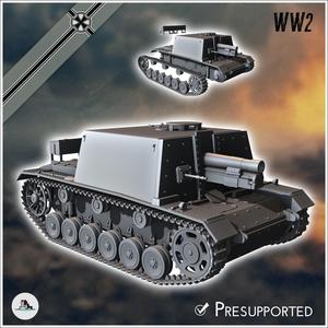 Sturm-Infanteriegeschutz 33B StuiG-33B - Sweden World War Two Second WWII Front Eastern Postwar Axis Allied