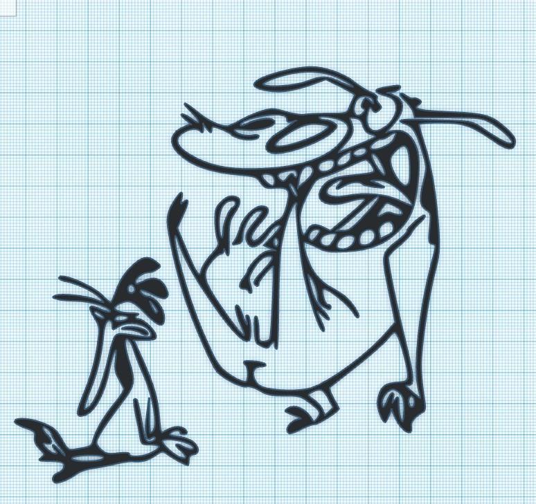 COW n CHICKEN - WALL ART - SPLIT VERSION INC