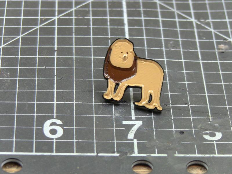 Lion Enamel pin