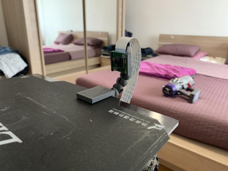 [Pi Cam] [Raspberry pi] Mount for bed