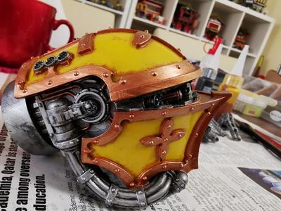 Machine Gods Head with interior