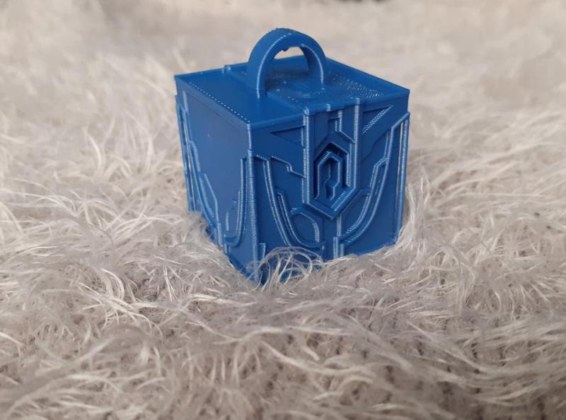 Hextech chest keychain