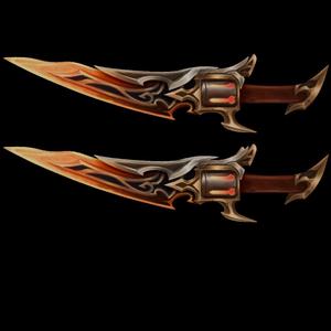 League Of Legends High Noon Katarina Weapons Cosplay