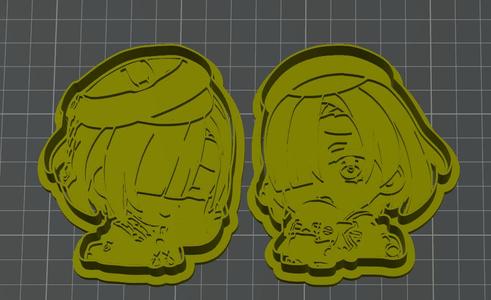 Genshin Impact Freminet pack cookie cutter