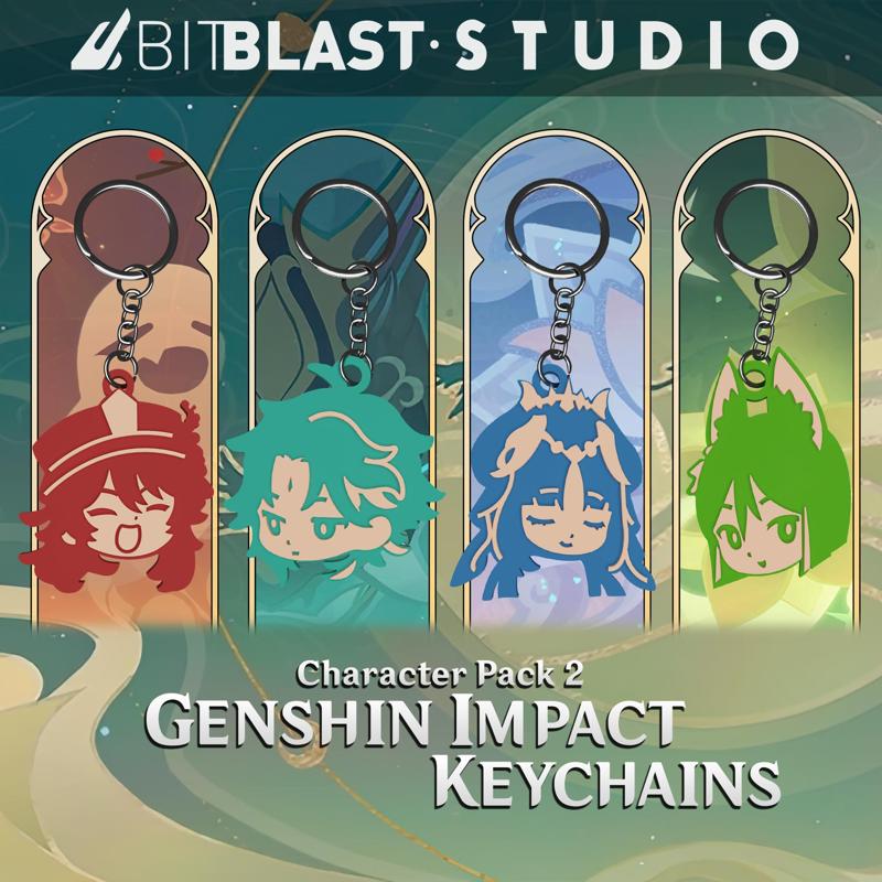 Genshin Impact Character Pack 2 Keychains