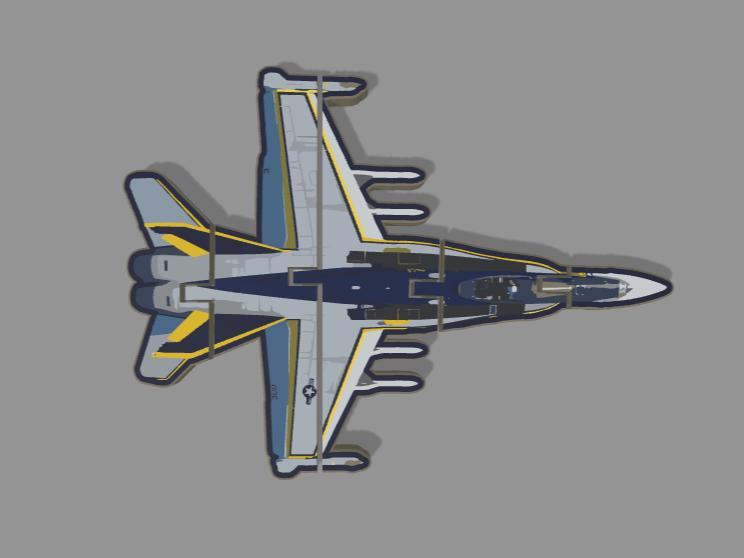 f/a 18 Flexi Toy