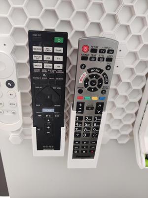 Honeycomb storage wallmount for RMT-AA320U remote - for sony str-dn1080