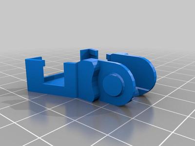Heat Bed Mount for Cable Chain