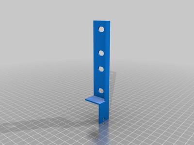 Raspberry Pi Server Rack Style Switch Bracket 