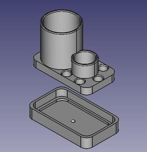 Electric toothbrush holder - soporte para cepillo de dientes eléctrico