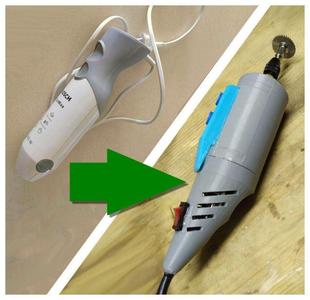 De batidora a multiherramienta (dremel)