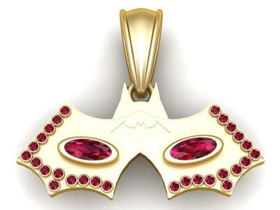 Bat Wing Pendant 3D  printable Model
