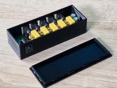 Housing for DC 5 way DC Splitter with EMI Filter
