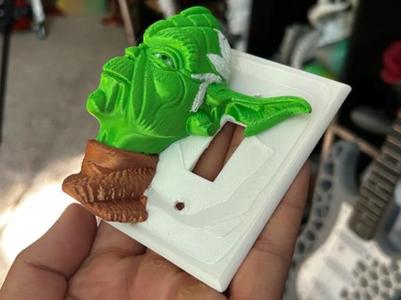 Star Wars Yoda Head - Light Switch Cover Plate