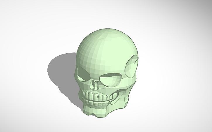Spooky skull