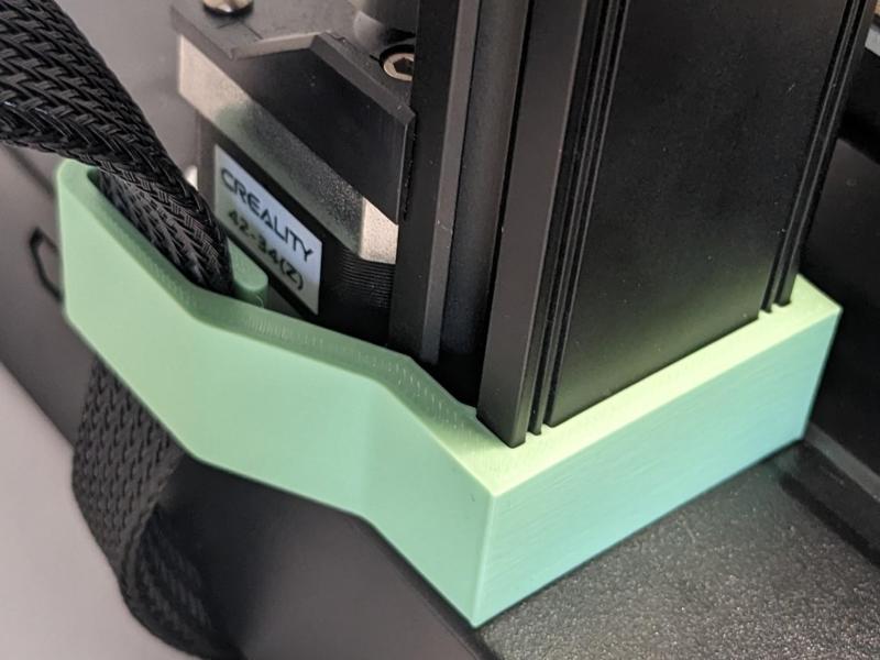 Ender 3 S1 Snap-on Ribbon Cable Guide