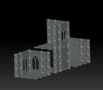 Gothic fortress