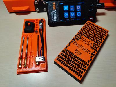 smaller Prusa MK4 Nextruder Box for complete hotend assemblage