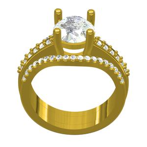 Antique Diamond Trinity Band for Women