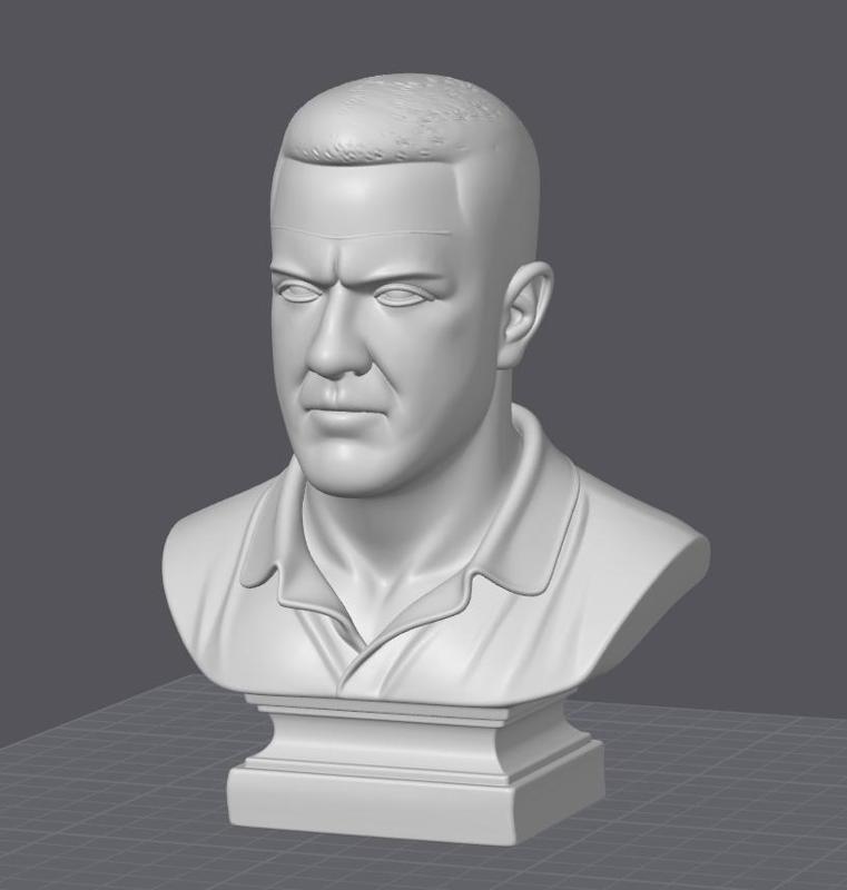 Dan Reynolds Bust - 3D Model of Imagine Dragons Vocalist
