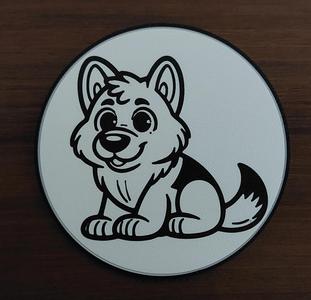 German Shepherd coaster