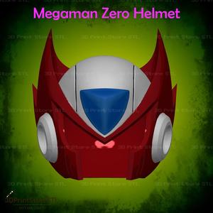 Megaman Zero Helmet - Fan Art 3D print model