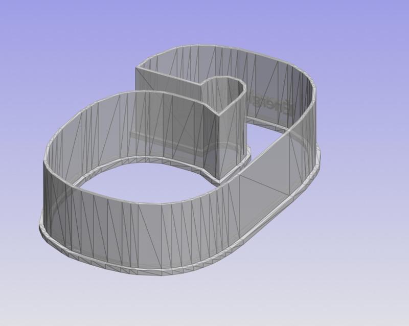 Number 6 Large Cookie Cutter