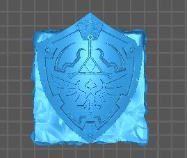 Keycap hylian shield