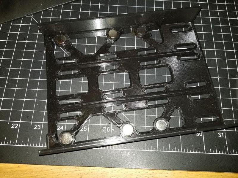 Cable Management Tray for Uplift 900 Adjustable Desk Legs - with STEP file