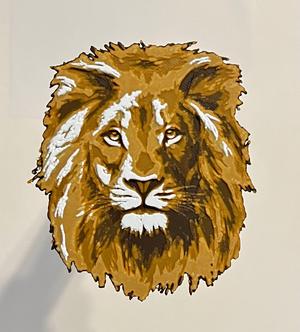 Lion Head by HueForge