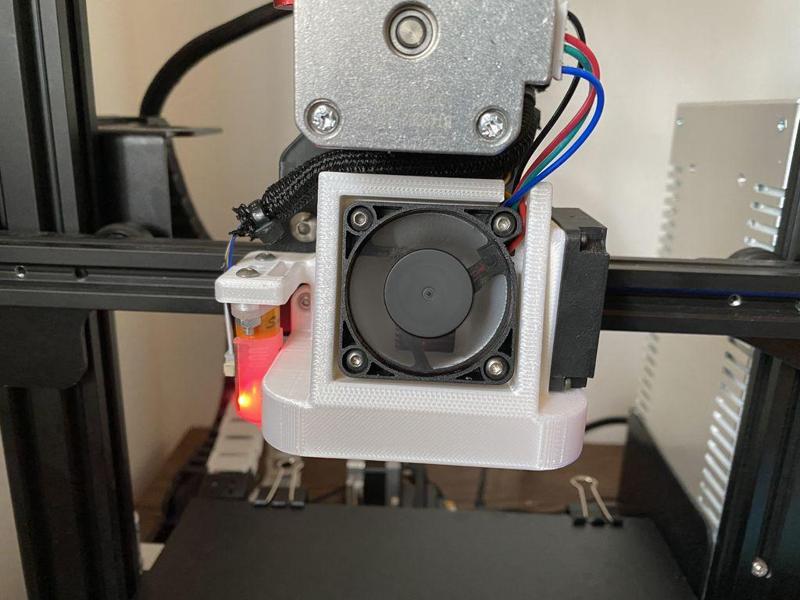 Satsana Ender 3 Fan Duct BlTouch and DirectDrive