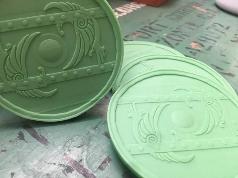 viking shield coaster