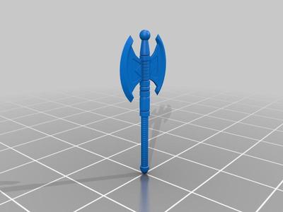 Axe & Shield - For miniature