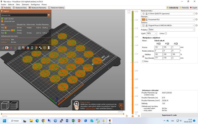 Čísla k losování otázek ke zkoušce