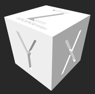 30mm Calibration Cube