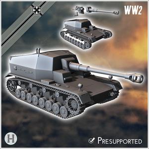 Dicker Max 105 mm K (gp.Sfl.) Pz.Sfl. IVa  - Germany Eastern Western Front Normandy Stalingrad Berlin Bulge WWII
