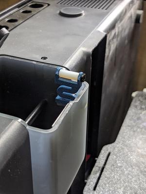 Bambu Nozzle Wiper - Various Heights - Custom-Built, Easy to Remove Supports