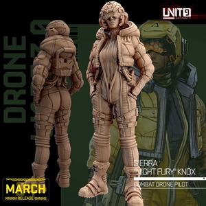 Cyberpunk - Sierra "Night Fury" Knox - combat drone pilot