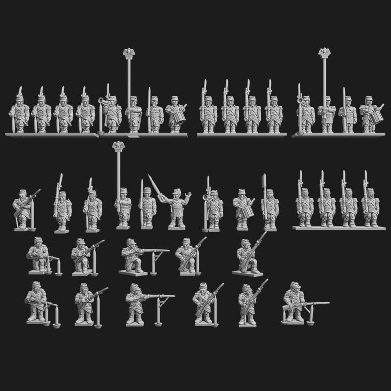 French FPW Infantry in Greatcoats 1870-71 FPW-FR-1