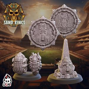 Fantasy Football - Team tokens and balls for Sand Kings