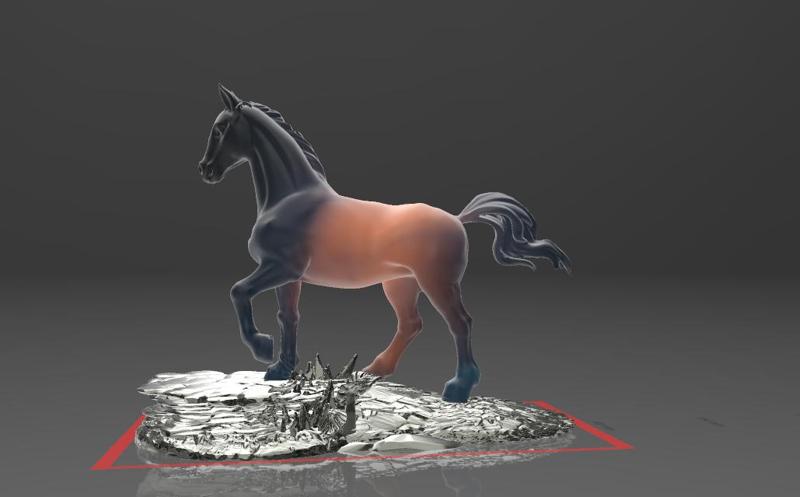 Noble Walking Horse Figure