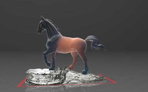 Noble Walking Horse Figure