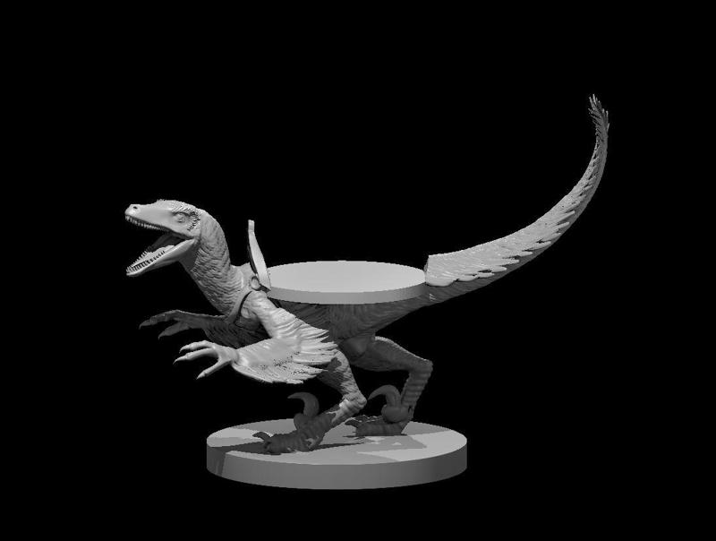 Deinonychus Mount with Small Mini Slot