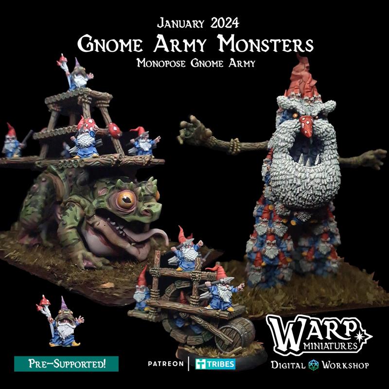 Gnome Army Monsters