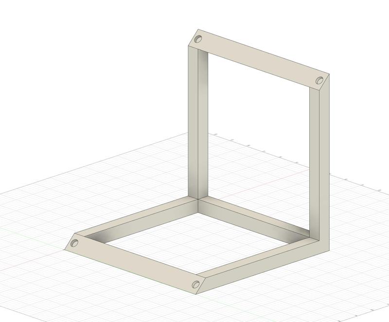 Cube wiremodel with intersection