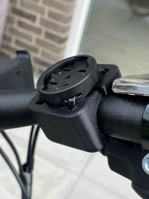 Mounting clamp for bike navi