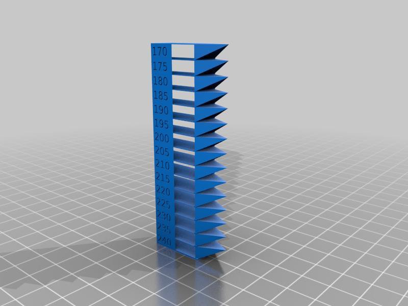 Heat tower 240 to 170C and 190 to 171C - 5mm/level