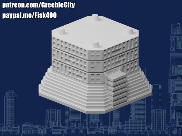 GreebleCity Cyberpunk: Flaired Module